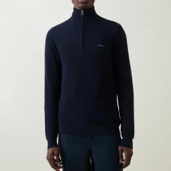 Cotton Half-Zip Sweater
