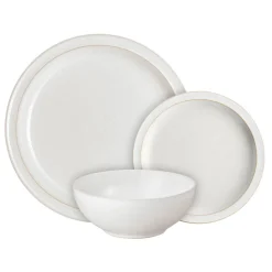 Cotton White 12-Piece Tableware Set