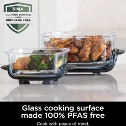 CRISPi 4-in-1 Portable Glass Air Fryer Cyber Space