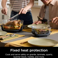CRISPi 4-in-1 Portable Glass Air Fryer Cyber Space