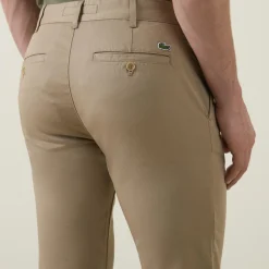 Crocodile Logo Slim Chinos
