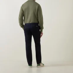 Crocodile Logo Slim Fit Chinos