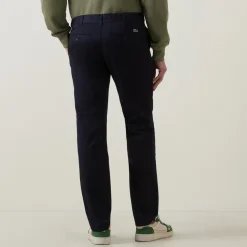 Crocodile Logo Slim Fit Chinos