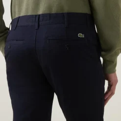 Crocodile Logo Slim Fit Chinos