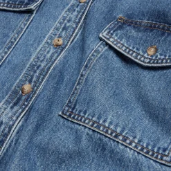 Cropped Denim Shirt