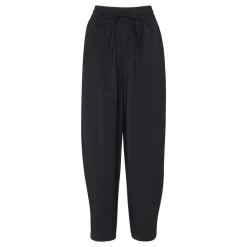 Cropped High-Rise Casual Trousers