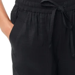 Cropped High-Rise Casual Trousers