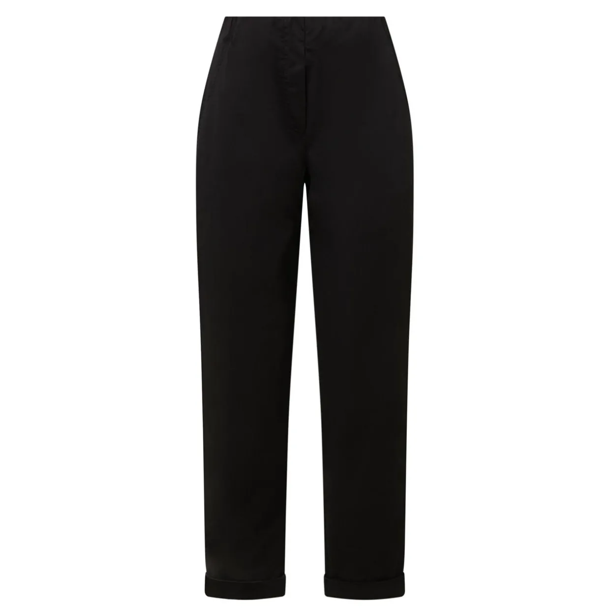 Cropped Slim-Leg Trousers