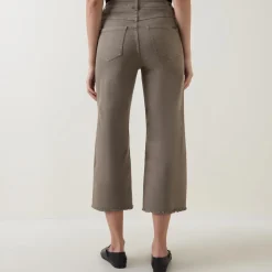 Cropped Wide Leg Jeans