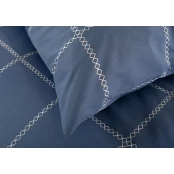 Crossley Heath Duvet Set Blue/White