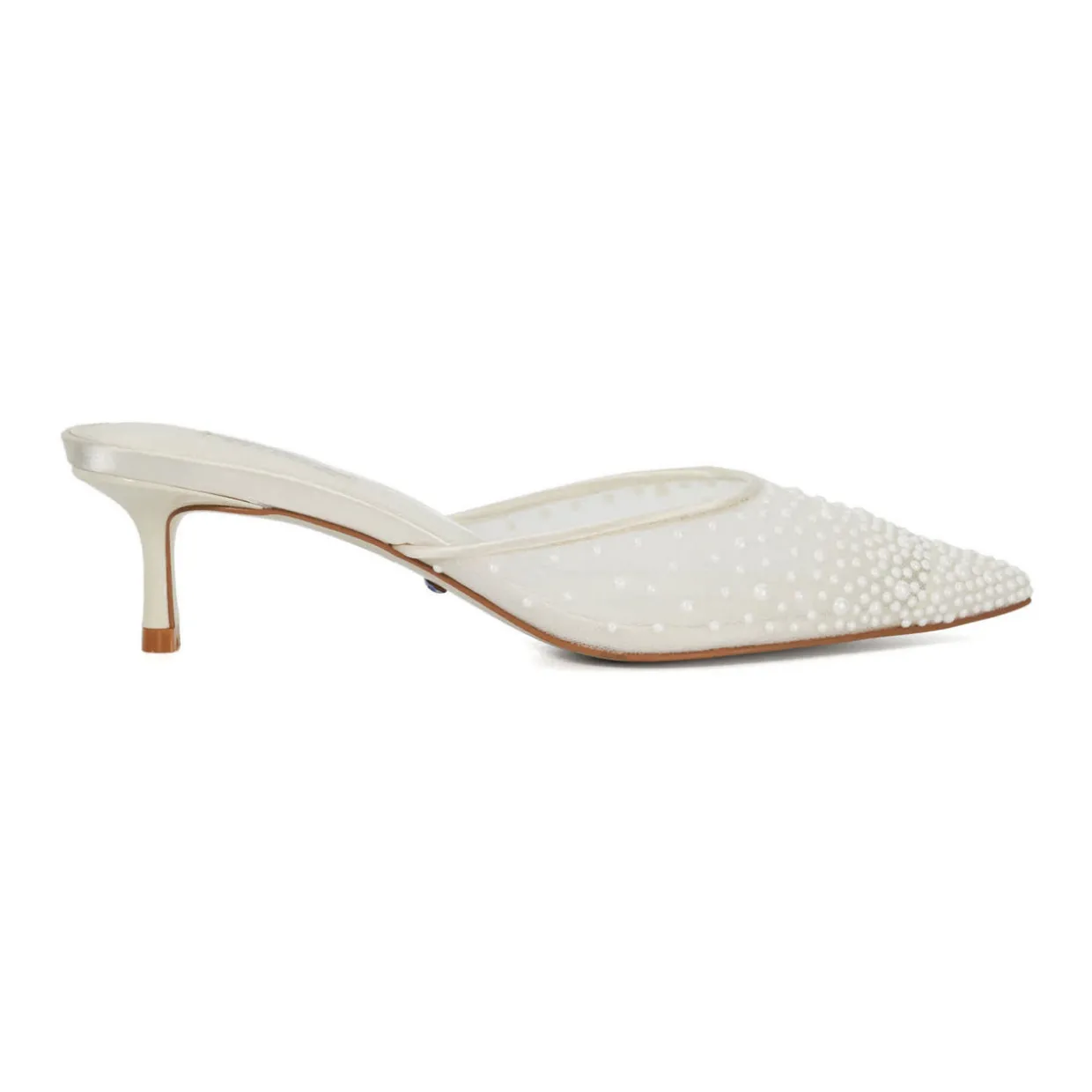 Cuddling Embellished Bridal Mules