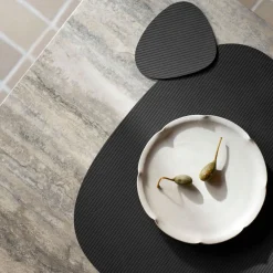 Curve Corduroy Coaster Black
