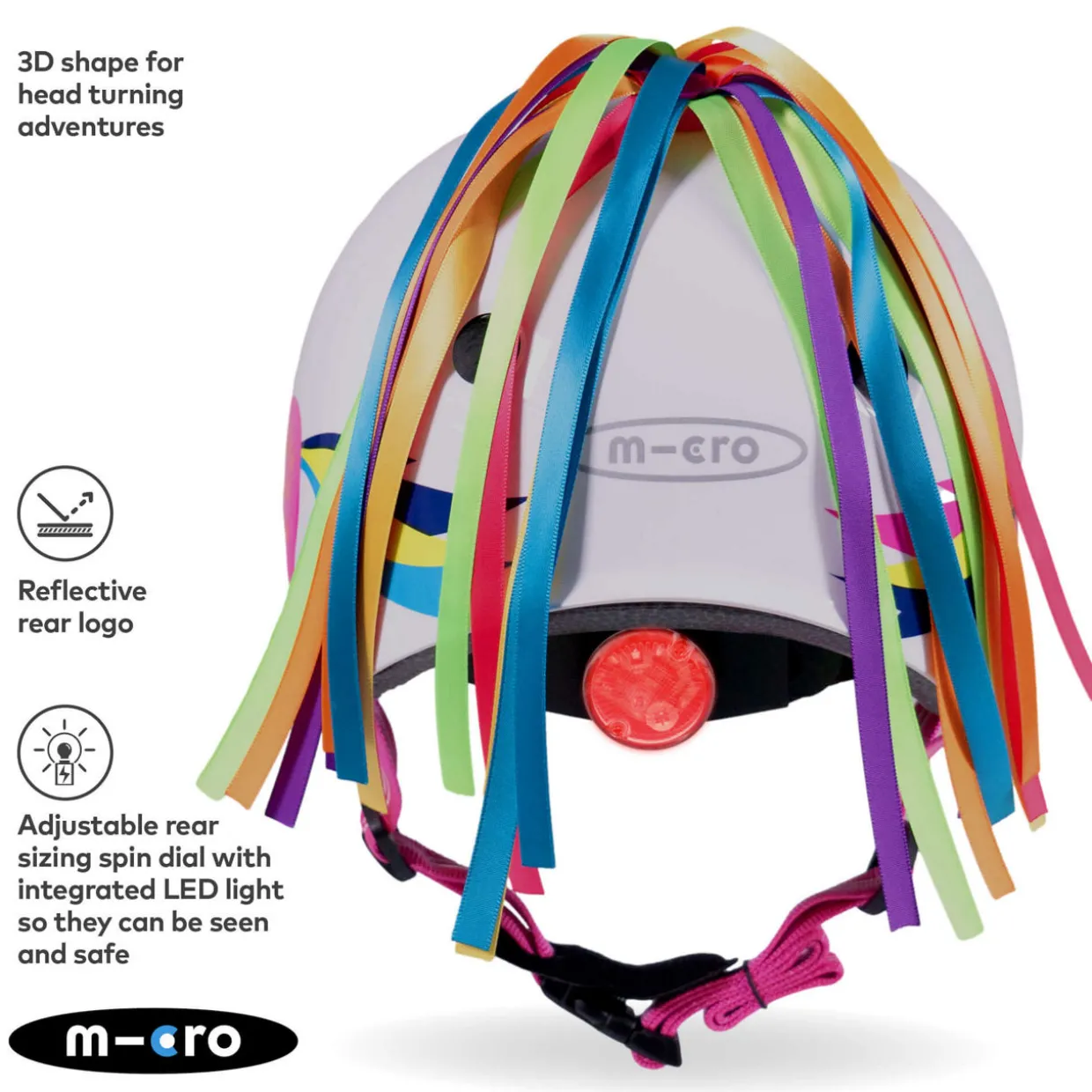 3D Unicorn Placed Small Helmet