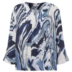 Daciana Abstract Print Top