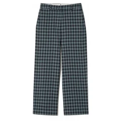 Dale Check Cropped Straight Leg Trousers