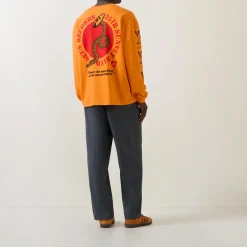 Dancing Ghosts Logo Long-Sleeved T-Shirt