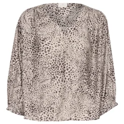Debra Leopard Blouse