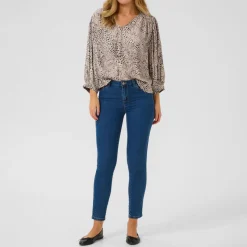 Debra Leopard Blouse