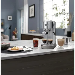 Dedica Duo Cold Brew Manual Pump Machine Silver