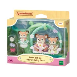 Deer Babies: Floral Swing Set