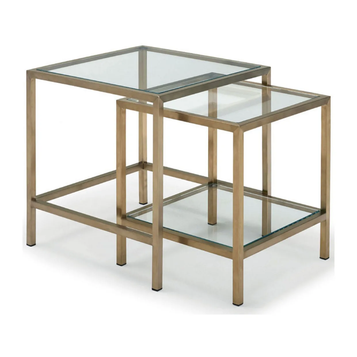 Dekko Nest of Tables Champagne Brass