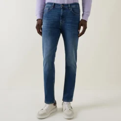 Delaware Mid-Rise Slim Leg Jeans