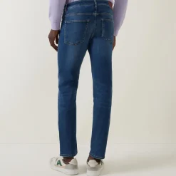 Delaware Mid-Rise Slim Leg Jeans