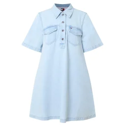 Denim Mini Shirt Dress