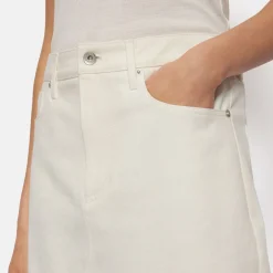 Denim Slit Skirt