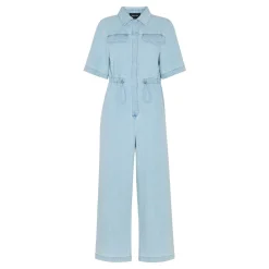 Denim Utility Jumpsuit