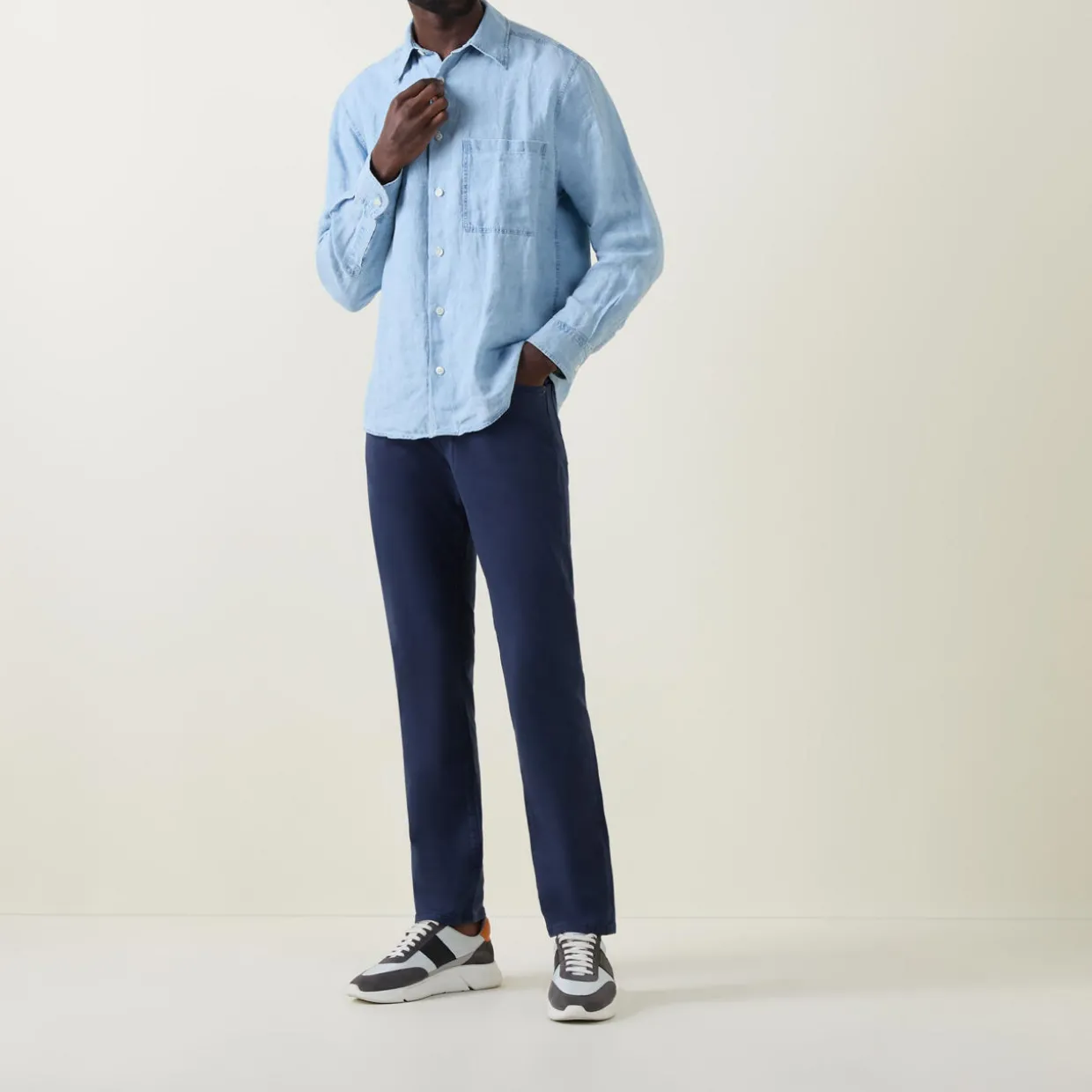Desert Five-Pocket Regular Trousers