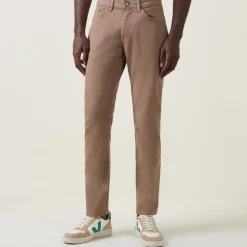 Desert Five-Pocket Slim Trousers