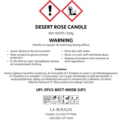 Desert Rose Candle