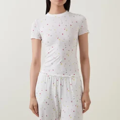 Ditsy Print Pyjama Top