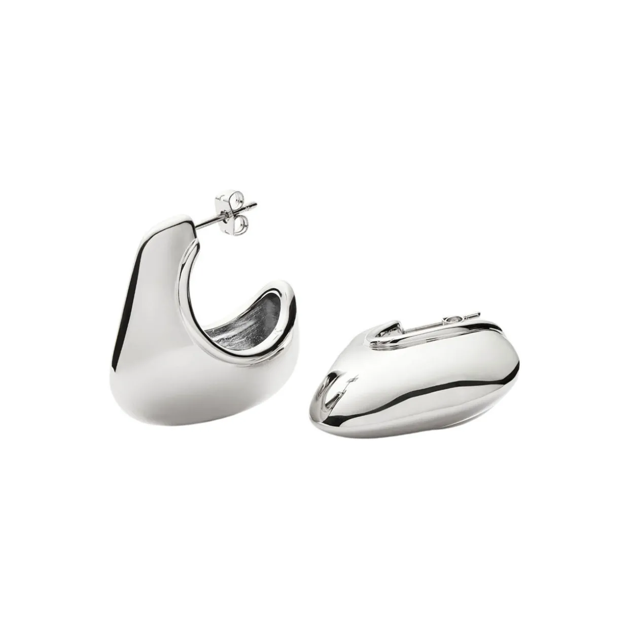 Dome Hoop Earrings