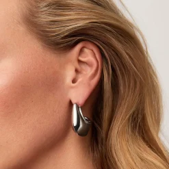 Dome Hoop Earrings