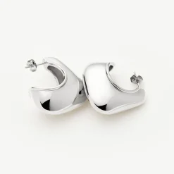 Dome Hoop Earrings