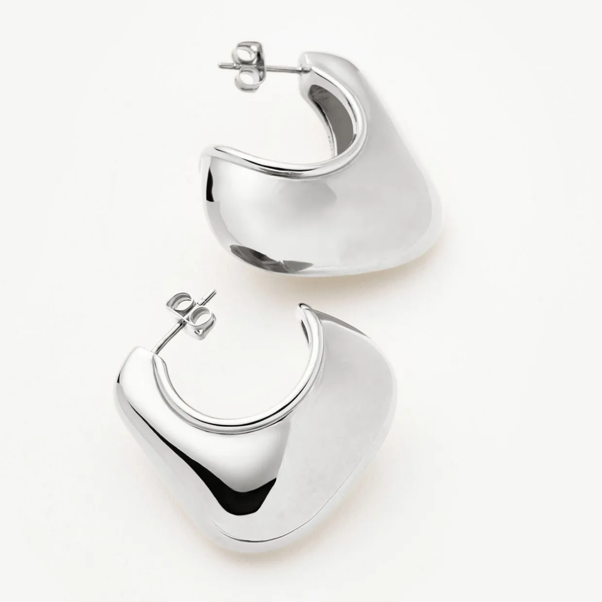 Dome Hoop Earrings
