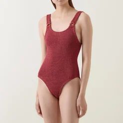 Domino Tonal-Ring One-Piece Swimsuit