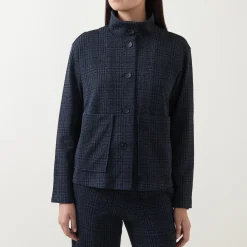 Double Pocket Check Jacket