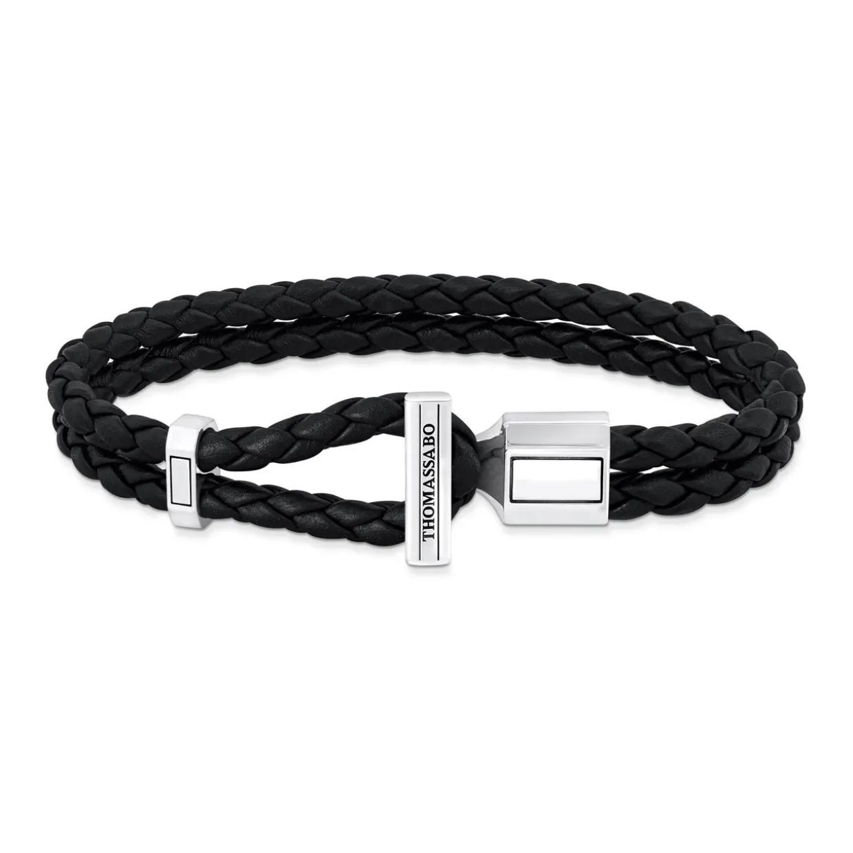 Double-Braided Leather Bracelet