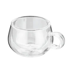 Double-Walled Espresso Glass Two-Piece Set