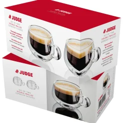 Double-Walled Espresso Glass Two-Piece Set