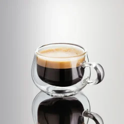 Double-Walled Espresso Glass Two-Piece Set