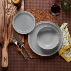 Dove Grey 12-Piece Tableware Set