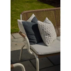 Dover Garden Lounge Set Ivory White Coconut
