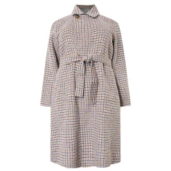 Dovere Reversible Check Print Trench Coat