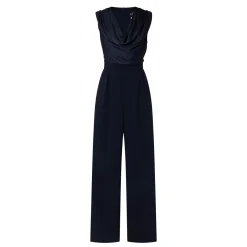 Draped Wide Leg Jumpsuit