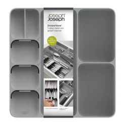 DrawerStore™ Cutlery Organiser Grey