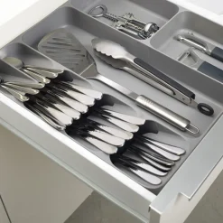 DrawerStore™ Cutlery Organiser Grey